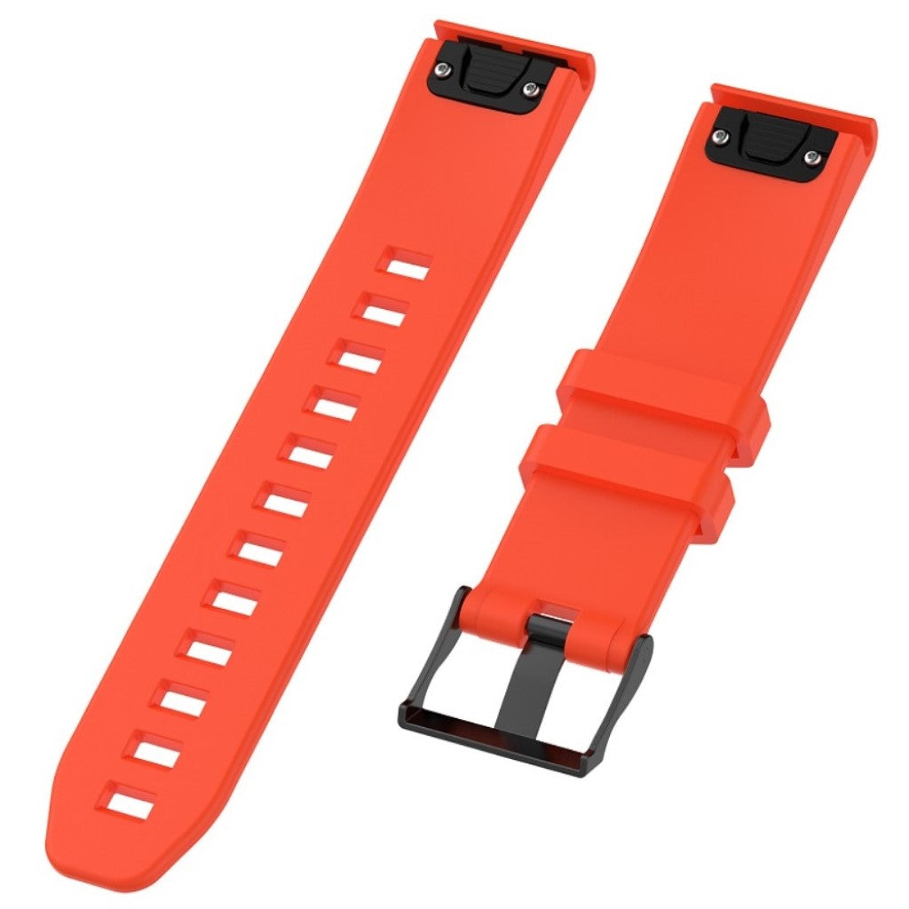 Meget fint Universal Garmin Silikone Rem - Orange#serie_4