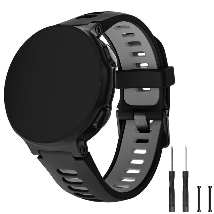 Rigtigt sejt Universal Garmin Silikone Rem - Sort#serie_1