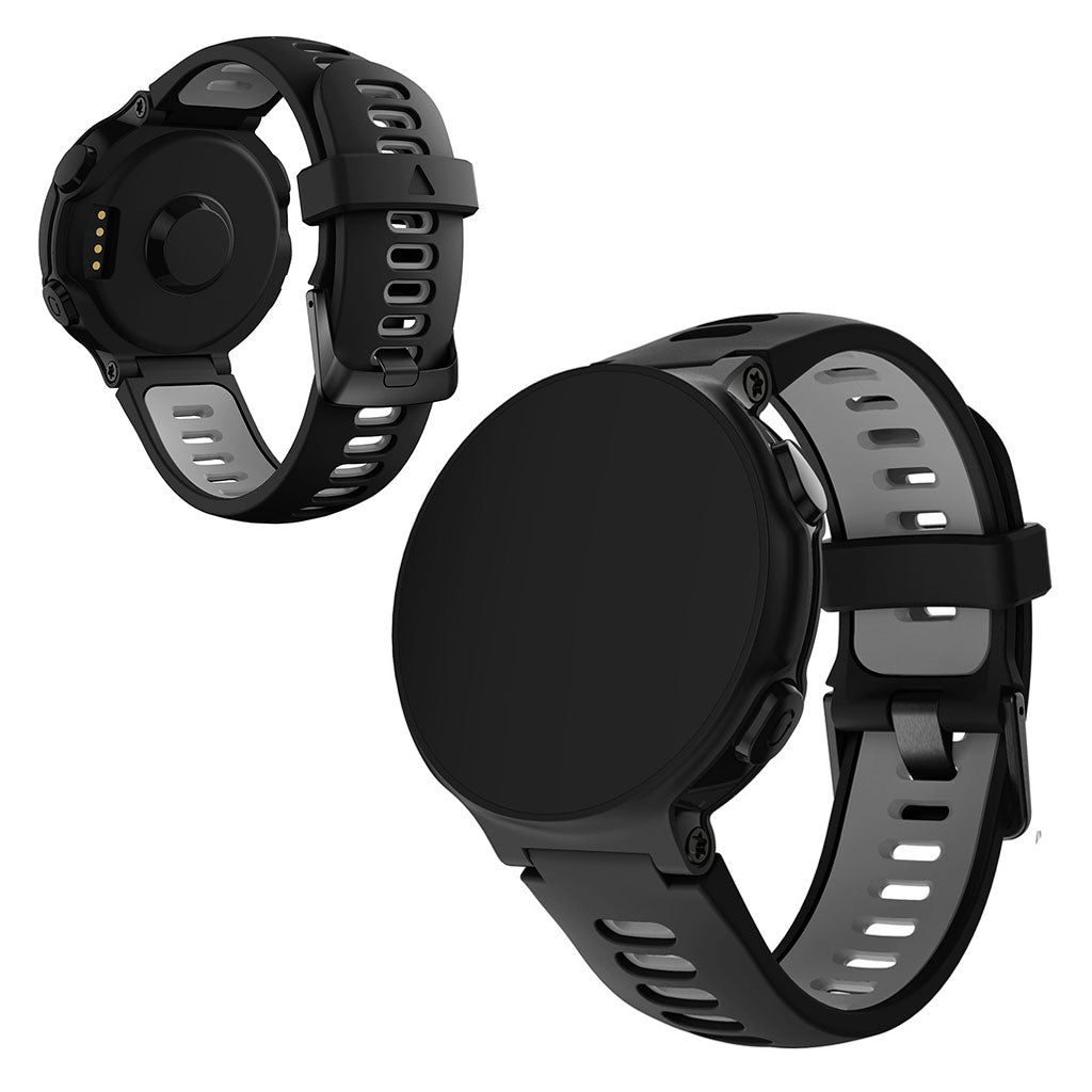 Rigtigt sejt Universal Garmin Silikone Rem - Sort#serie_1