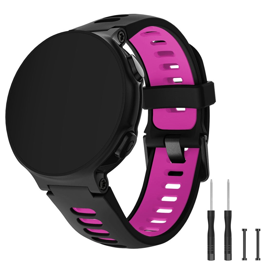 Rigtigt sejt Universal Garmin Silikone Rem - Sort#serie_3