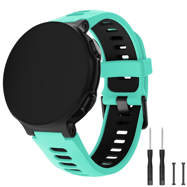 Rigtigt sejt Universal Garmin Silikone Rem - Grøn#serie_6