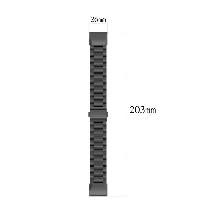 Mega komfortabel Universal Garmin Metal Rem - Sort#serie_1