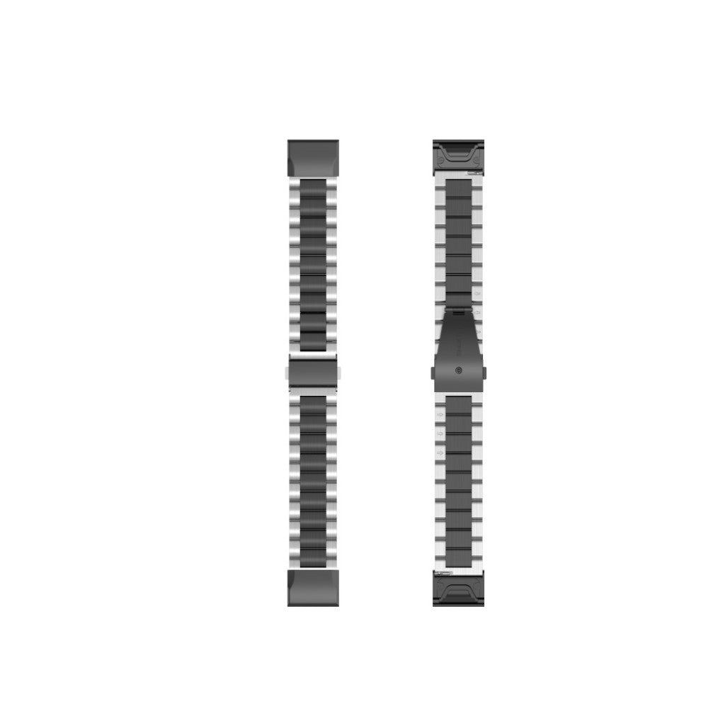 Mega komfortabel Universal Garmin Metal Rem - Sort#serie_2