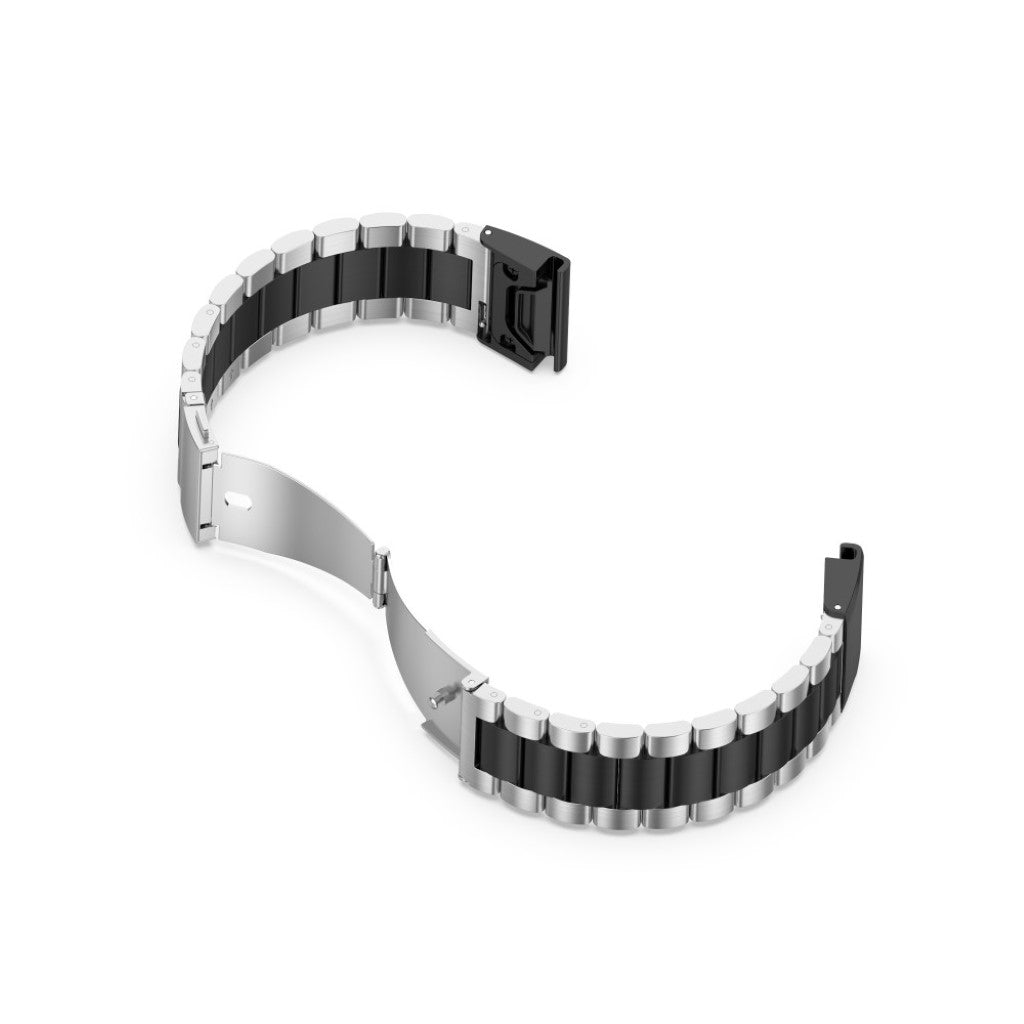 Mega komfortabel Universal Garmin Metal Rem - Sølv#serie_3