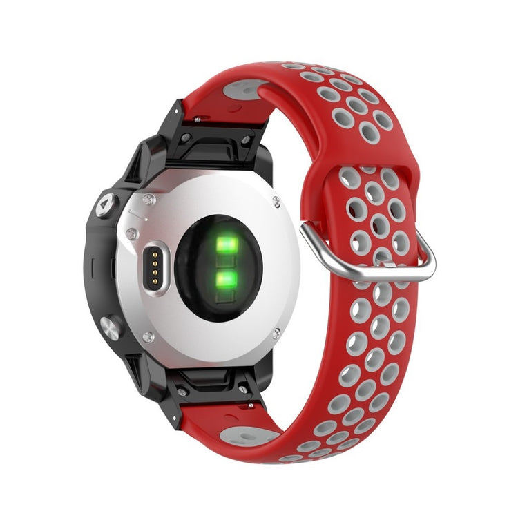 Stilren Universal Garmin Silikone Rem - Rød#serie_3