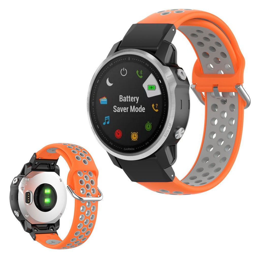 Stilren Universal Garmin Silikone Rem - Orange#serie_4