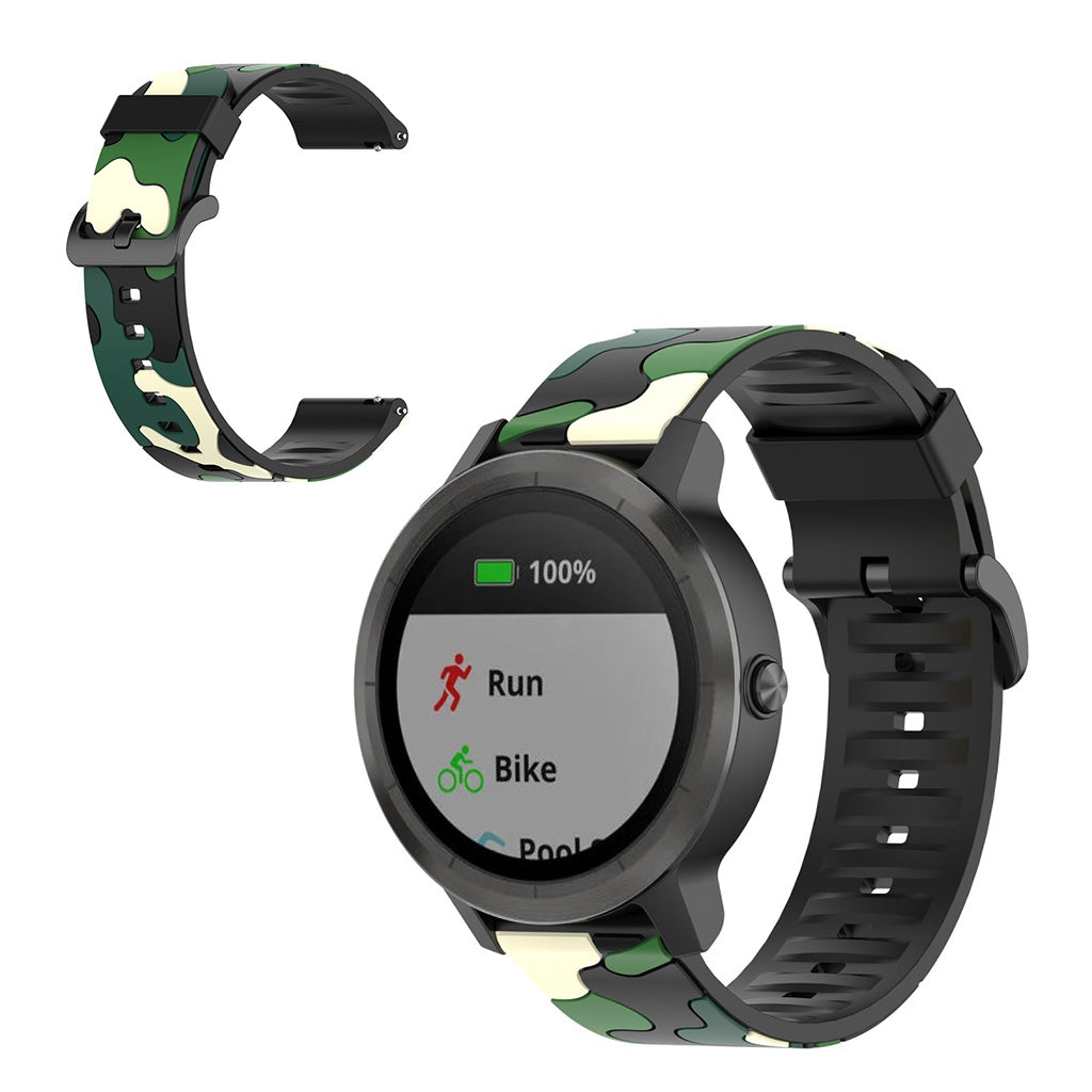 Garmin Vivoactive 3 / Garmin Forerunner 245 Silikone Rem - GrΓΈn#serie_1