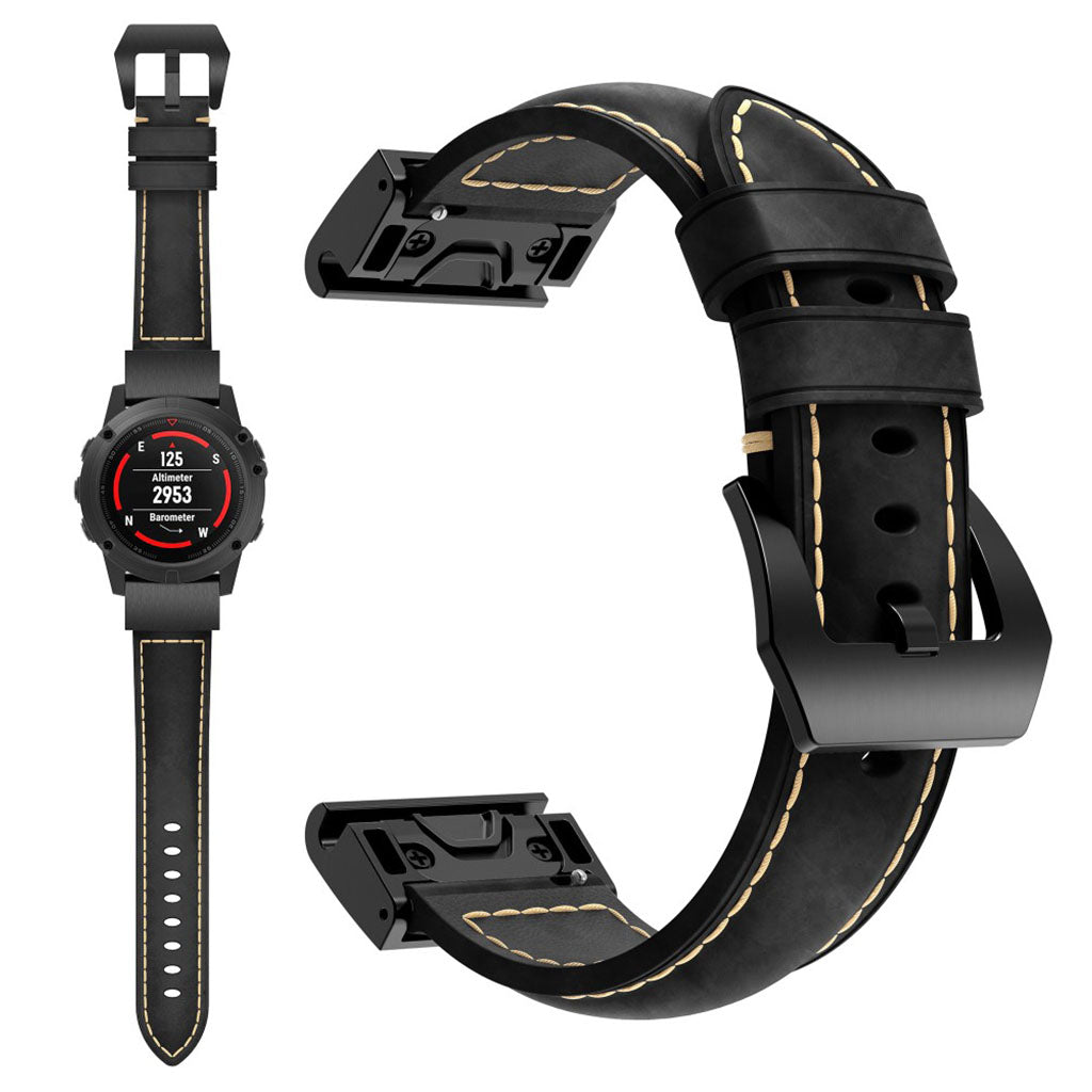 Absolutely fantastic Garmin Fenix 5 Genuine Leather Strap