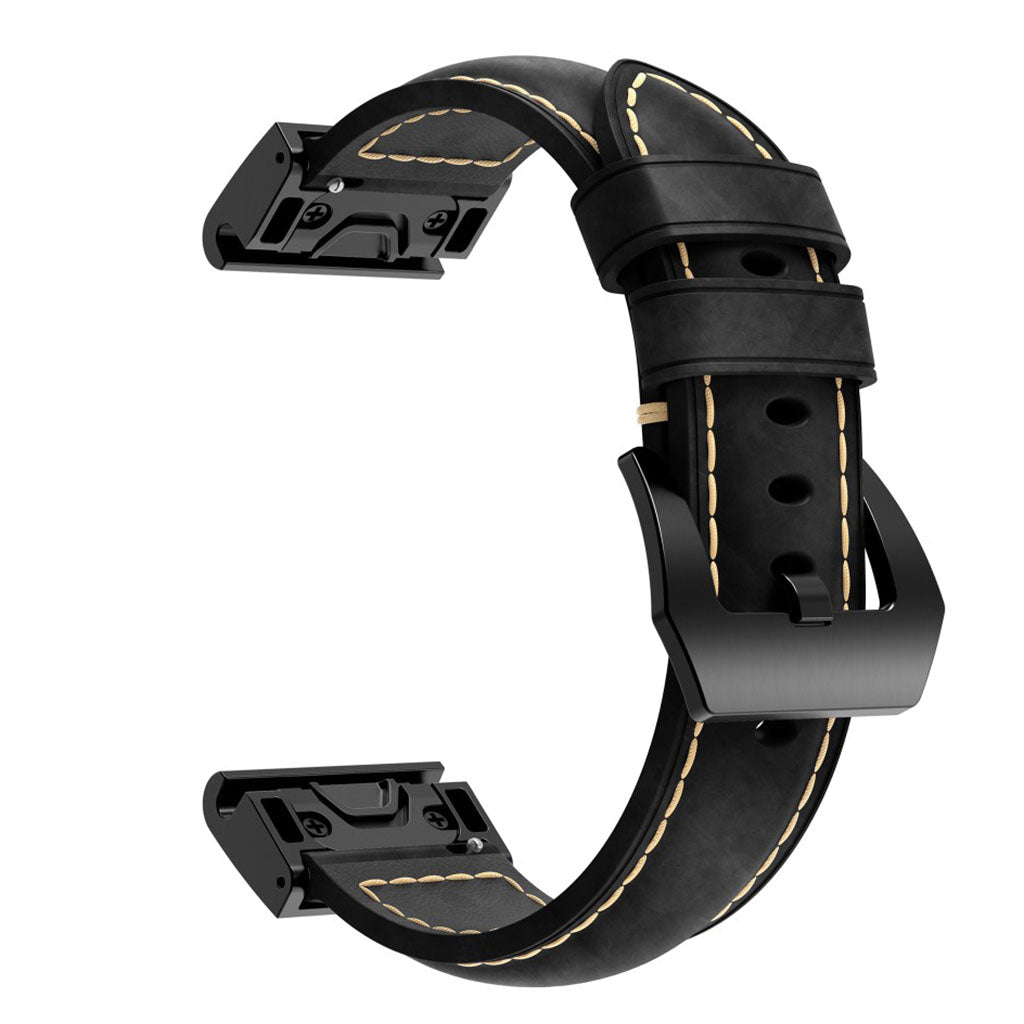 Remarkably tough Garmin Fenix 5S Genuine Leather Strap