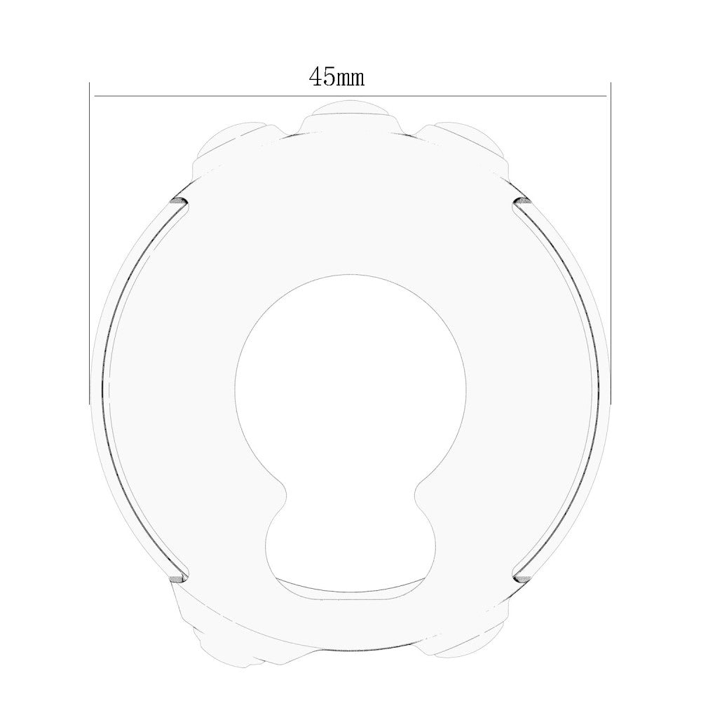 Garmin Fenix 5S / Garmin Fenix 5S Plus  Silikone Bumper  - Sort#serie_1