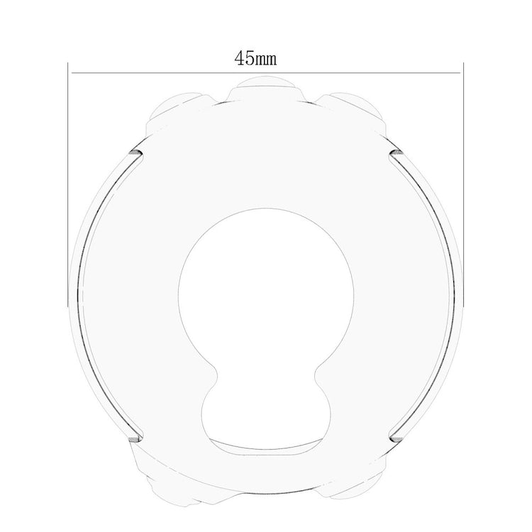 Garmin Fenix 5S / Garmin Fenix 5S Plus  Silikone Bumper  - Sort#serie_1