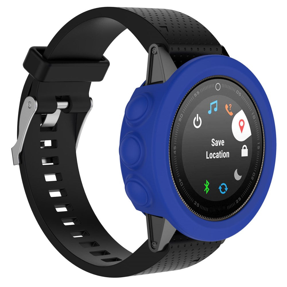 Garmin Fenix 5S / Garmin Fenix 5S Plus  Silikone Bumper  - Blå#serie_7