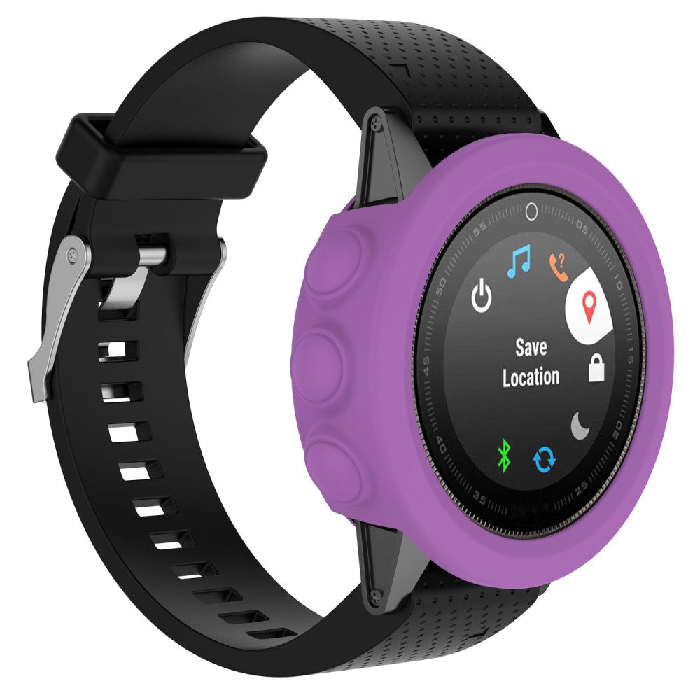 Garmin Fenix 5S / Garmin Fenix 5S Plus  Silikone Bumper  - Lilla#serie_8