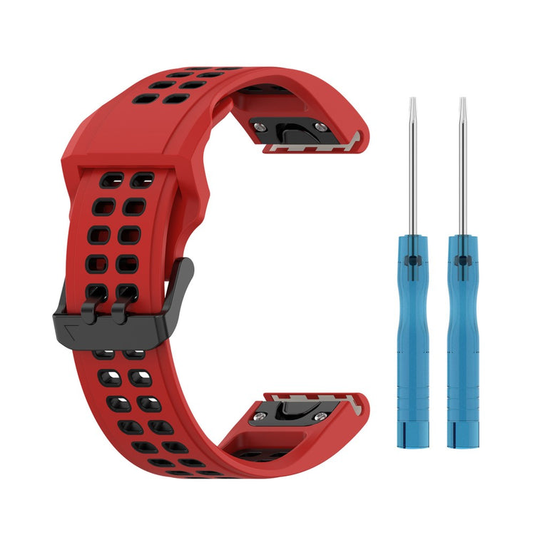 Rigtigt smuk Universal Silikone Rem - Rød#serie_5