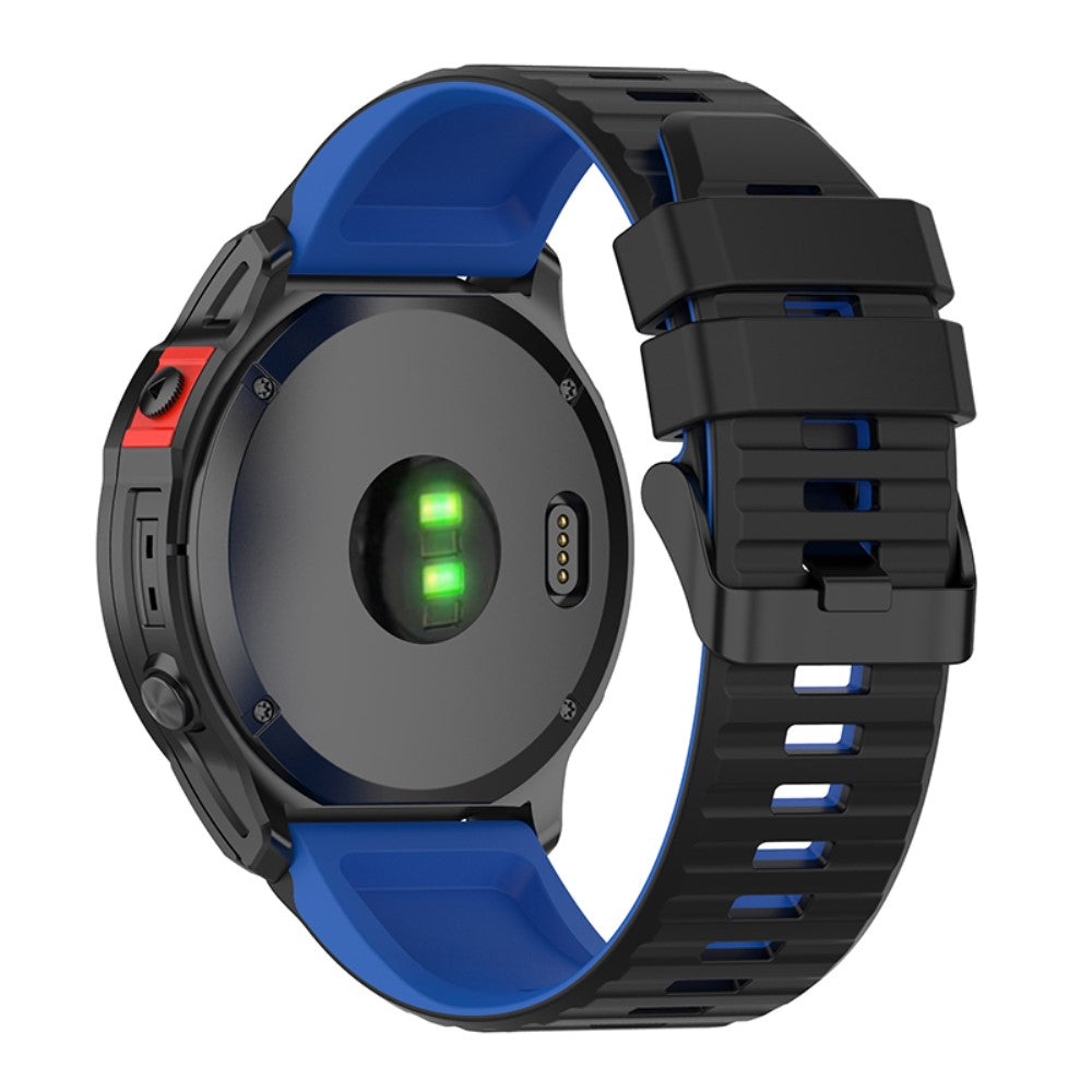 Glimrende Garmin Fenix 7X Silikone Rem - Sort#serie_4