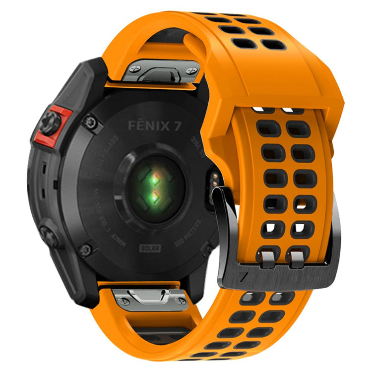 Superflot Universal Garmin Silikone Rem - Orange#serie_2