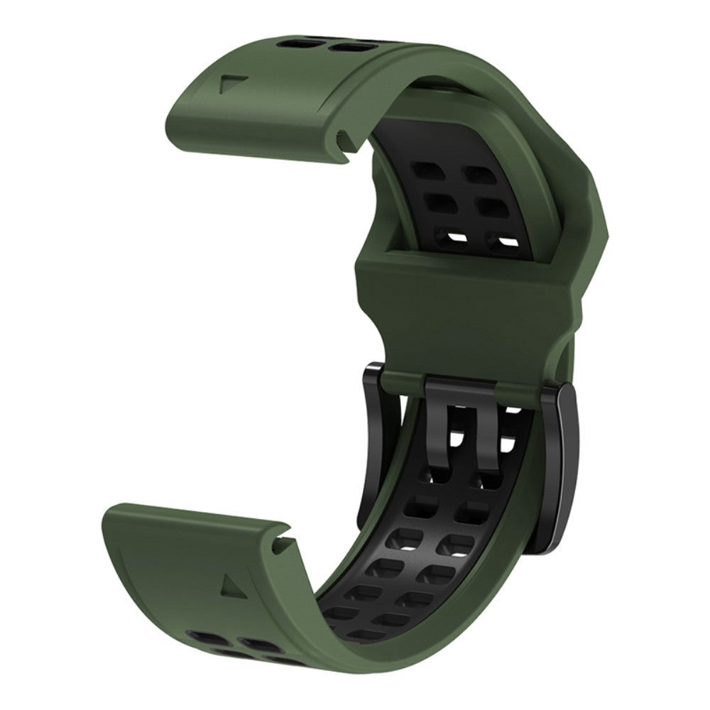 Helt vildt fantastisk Universal Garmin Silikone Urrem - Grøn#serie_9