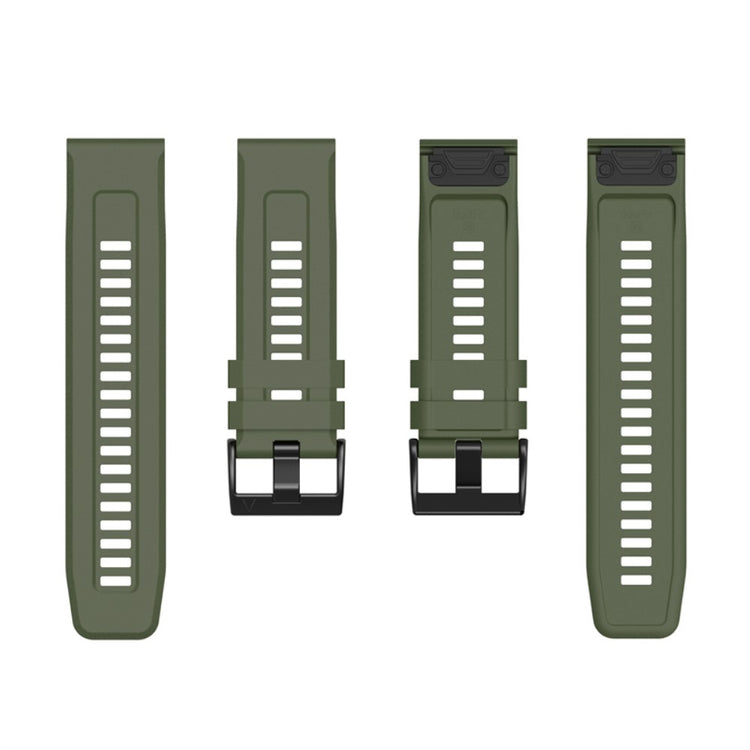 Vildt fantastisk Garmin Fenix 7X Silikone Rem - Grøn#serie_10