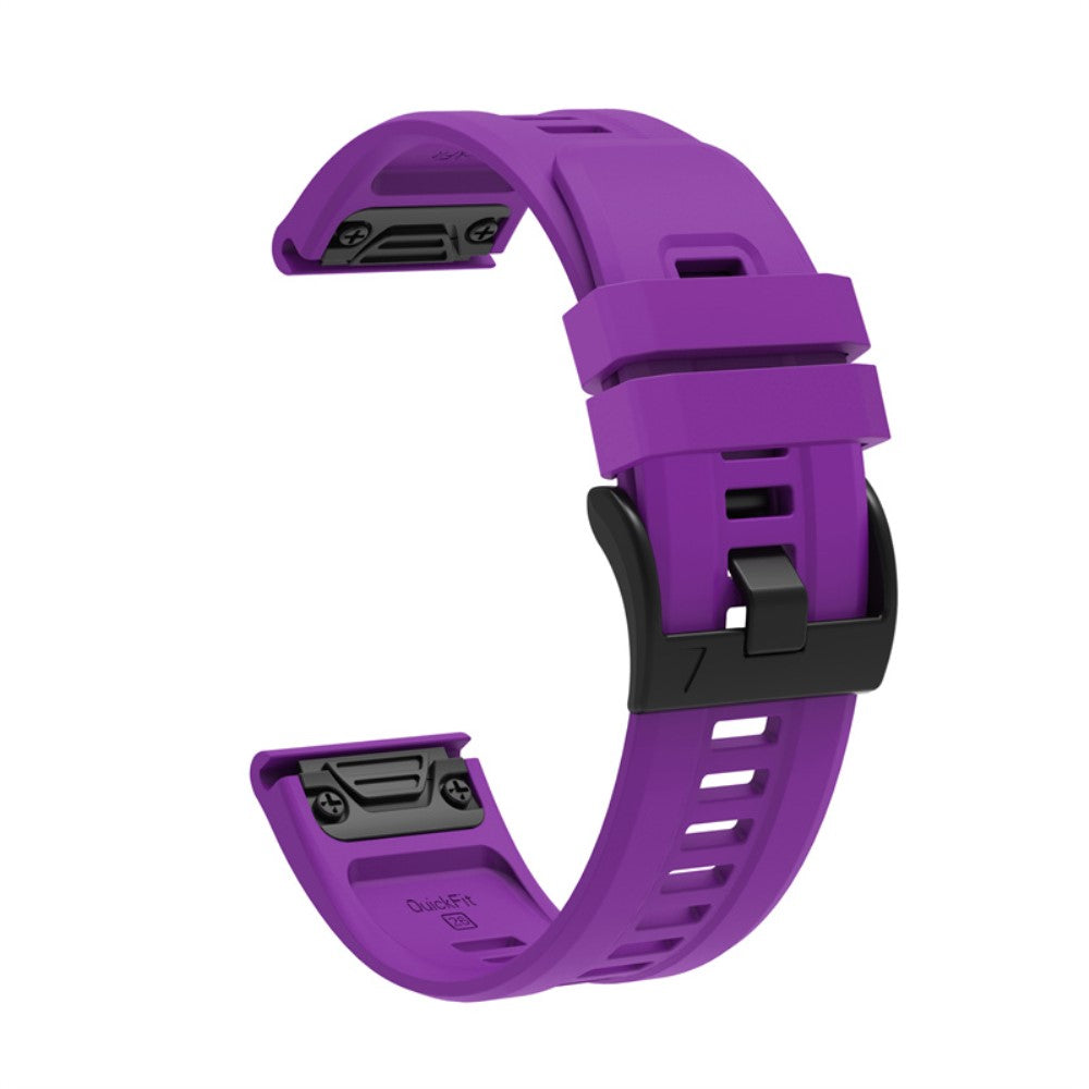 Vildt fantastisk Garmin Fenix 7X Silikone Rem - Lilla#serie_15
