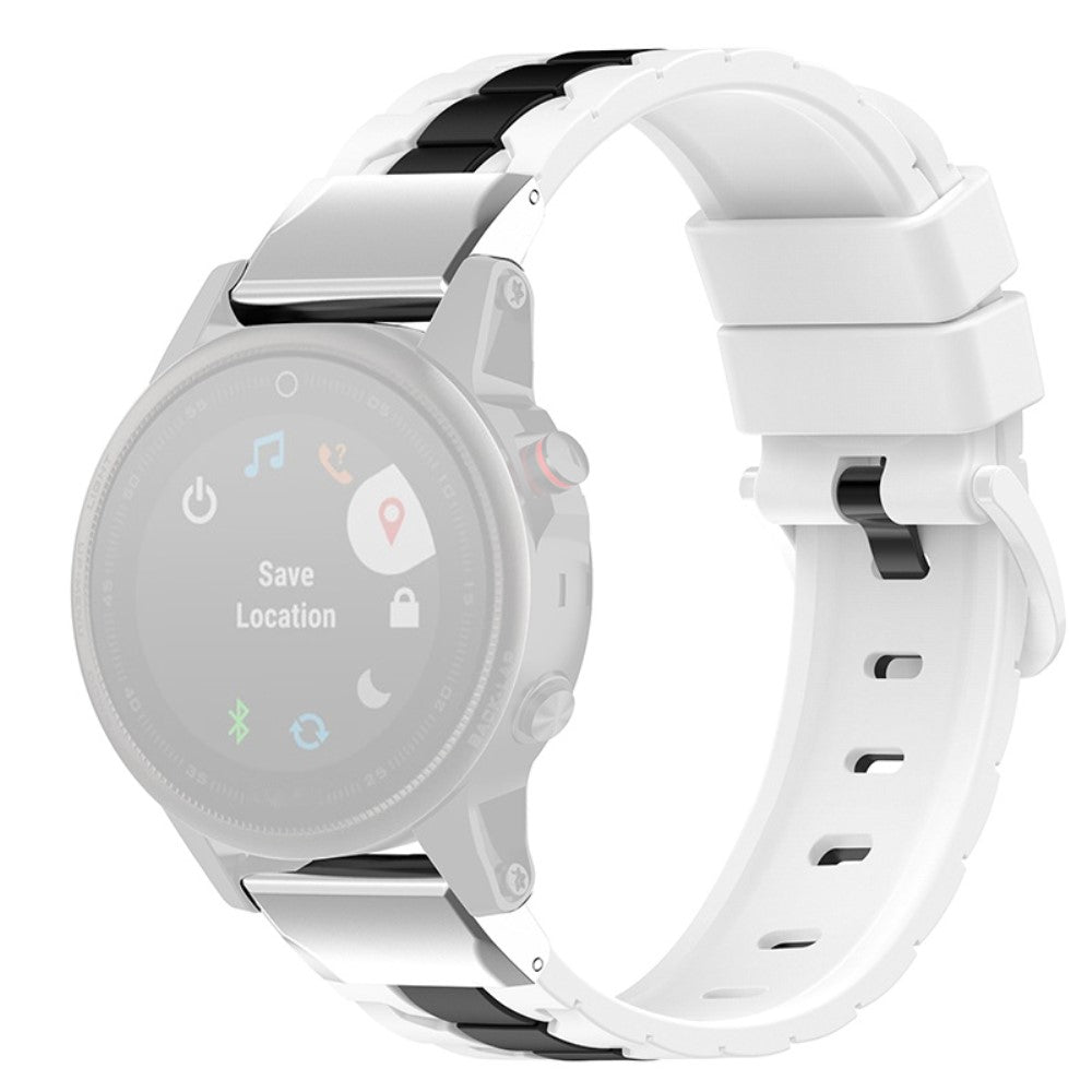 Mega skΓΈn Universal Garmin Silikone Rem - Hvid#serie_1