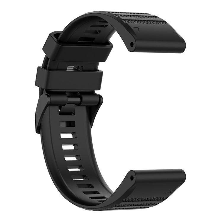 Rigtigt smuk Universal Garmin Silikone Urrem - Sort#serie_3