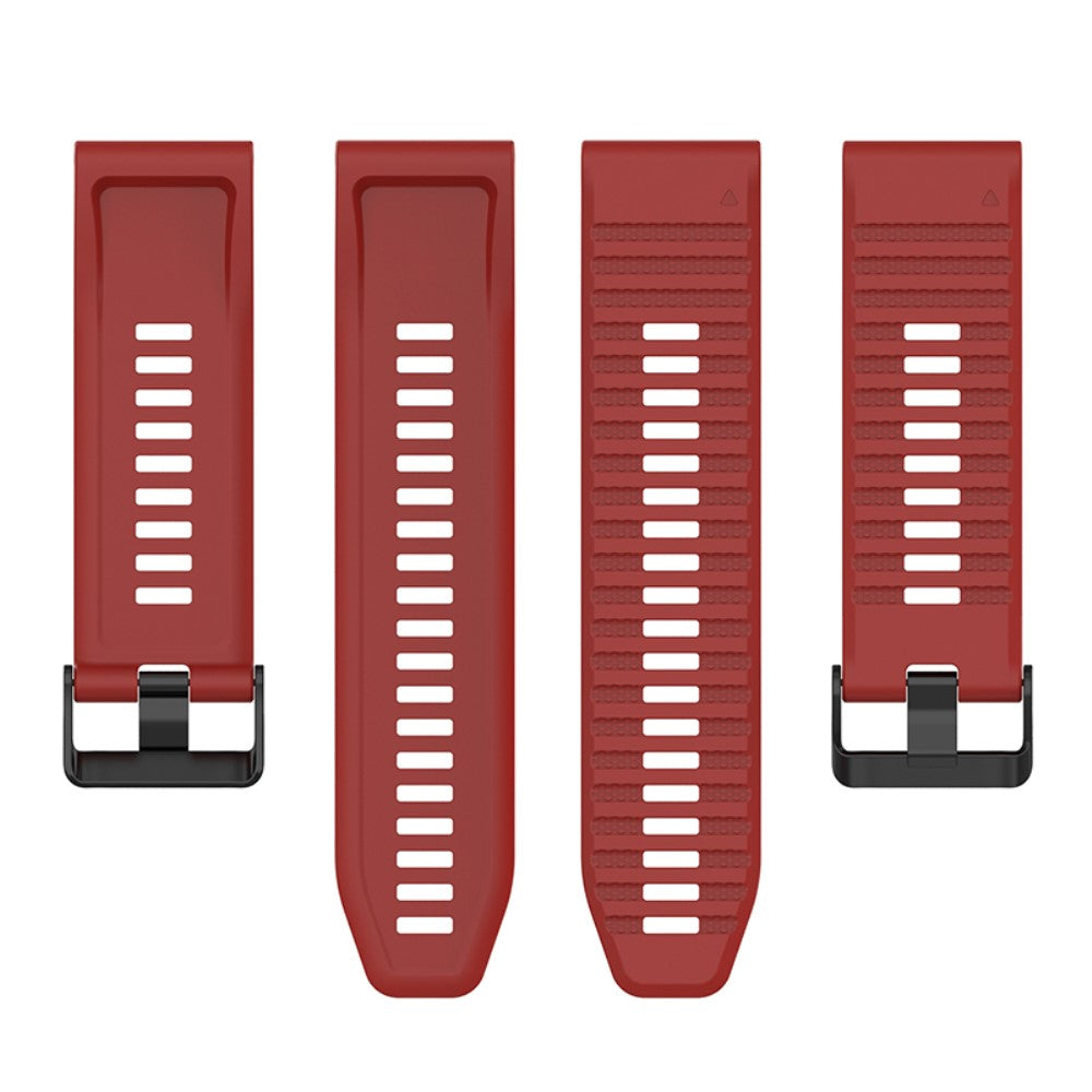 Rigtigt smuk Universal Garmin Silikone Urrem - Rød#serie_4