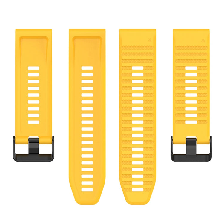Rigtigt smuk Universal Garmin Silikone Urrem - Gul#serie_5