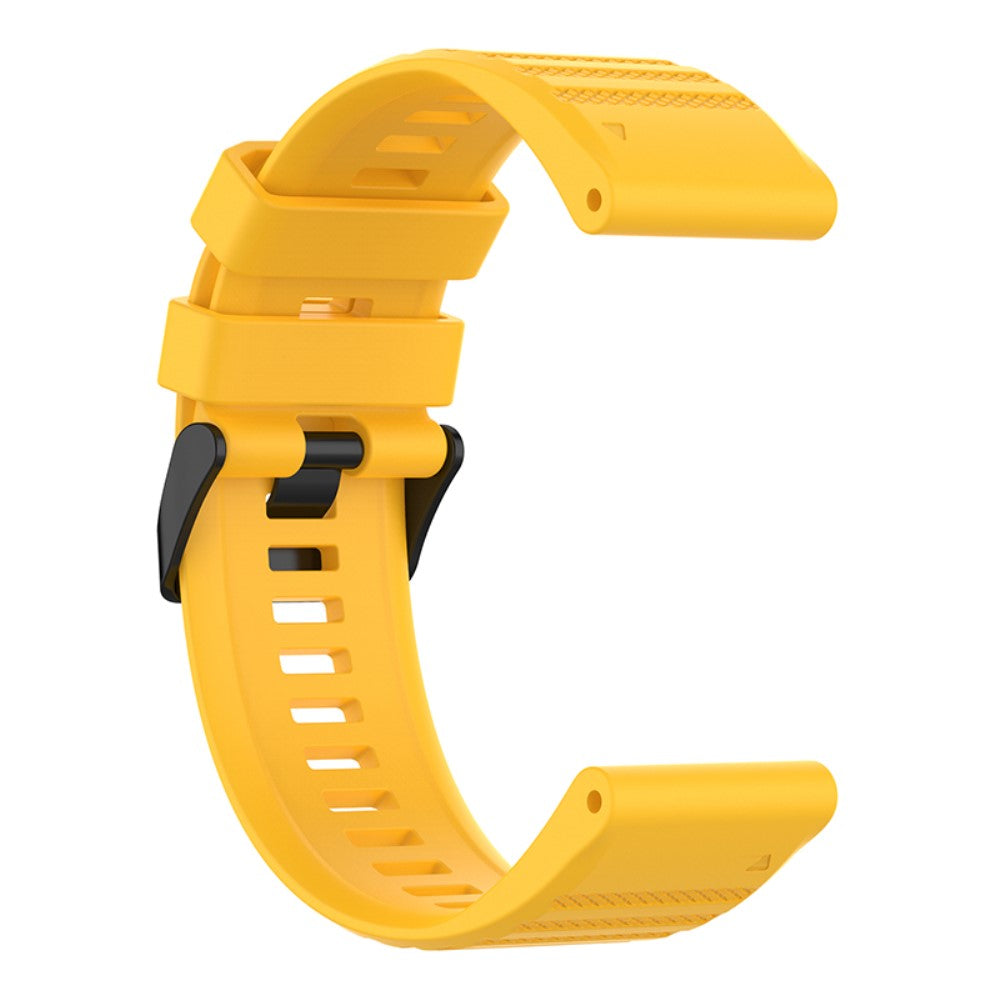 Rigtigt smuk Universal Garmin Silikone Urrem - Gul#serie_5