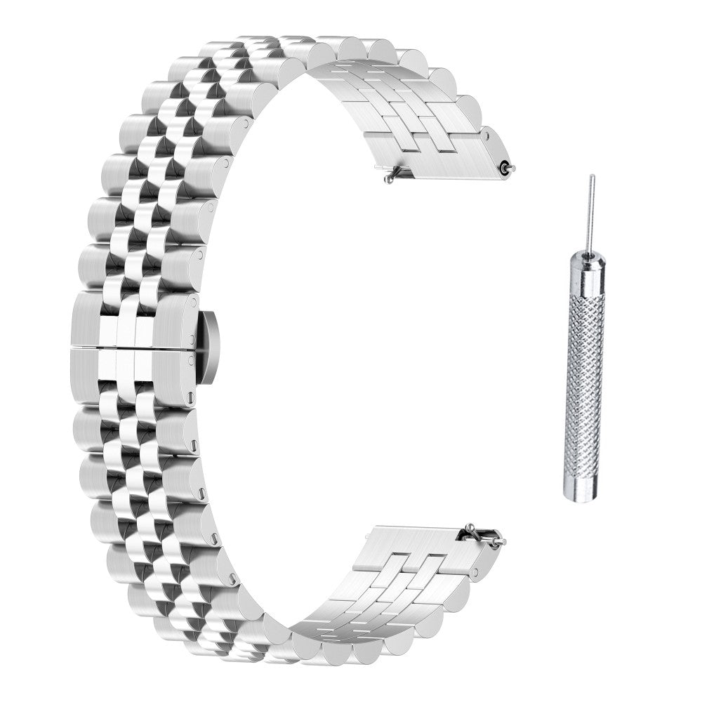 Rigtigt Cool Metal Universal Rem passer til Garmin Smartwatch - SΓΈlv#serie_1