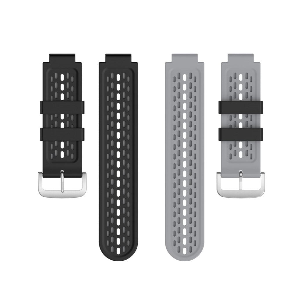 Vildt hårdfør Universal Garmin Silikone Rem - Sort#serie_1