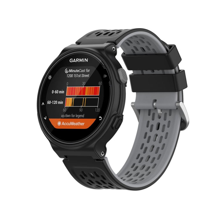 Vildt hårdfør Universal Garmin Silikone Rem - Sort#serie_1