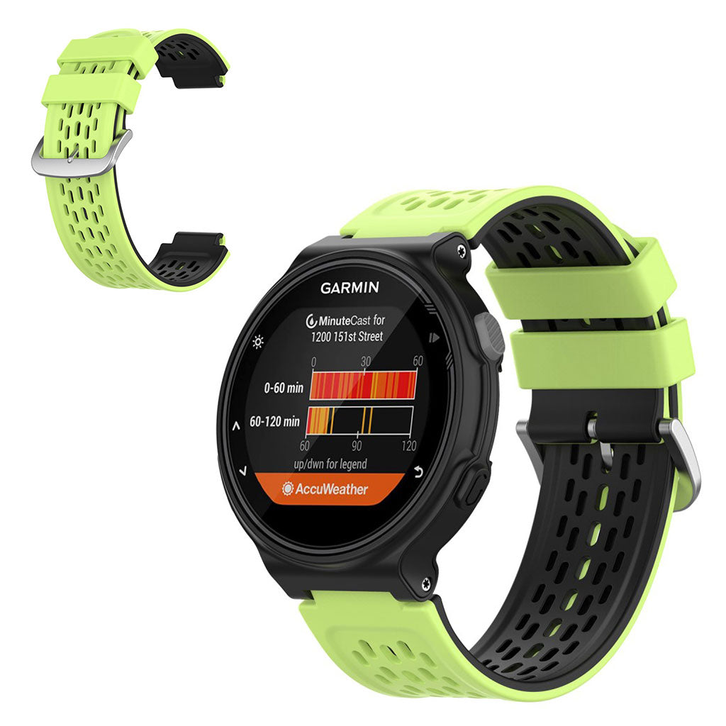 Vildt hårdfør Universal Garmin Silikone Rem - Grøn#serie_8