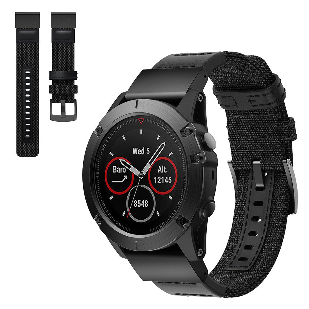 UdsΓΈgt Universal Garmin Nylon Rem - Sort#serie_1