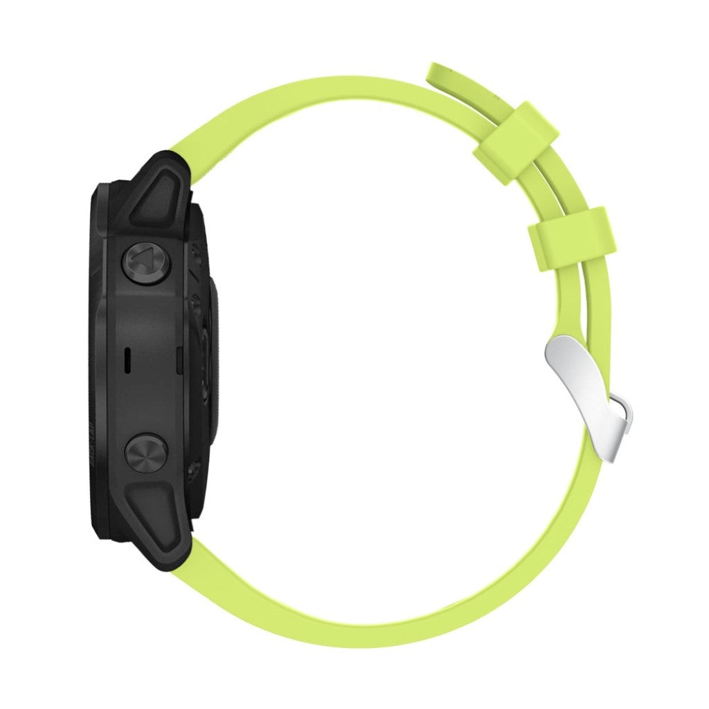 Helt vildt nydelig Garmin Fenix 6S Silikone Rem - Grøn#serie_7