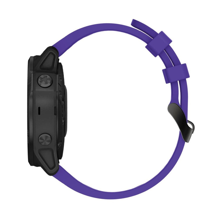 Helt vildt komfortabel Garmin Fenix 6S Silikone Rem - Lilla#serie_12