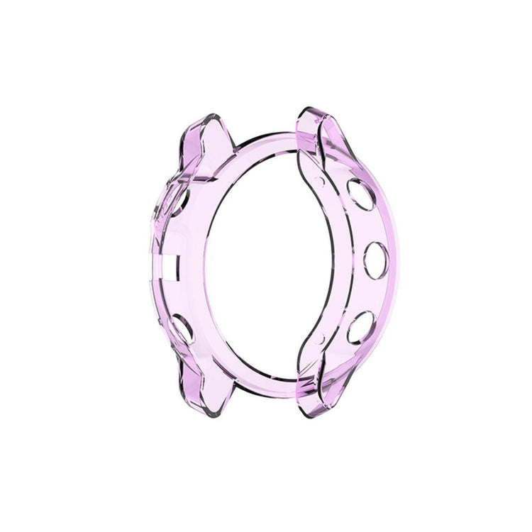 Garmin Fenix 6S / Garmin Fenix 6S Pro Gennemsigtig Silikone Bumper  - Lilla#serie_1