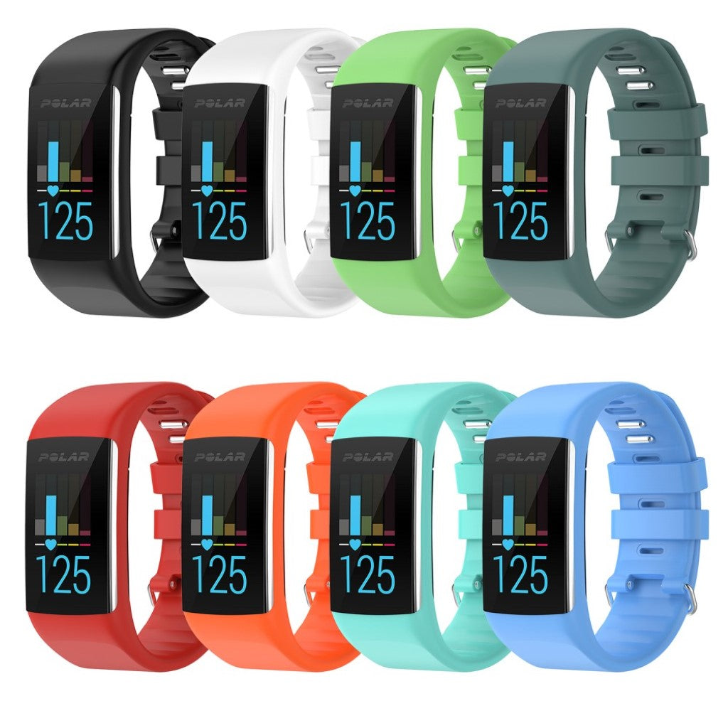 Fortrinligt Polar A370 / Polar A360 Silikone Rem - Grøn#serie_8