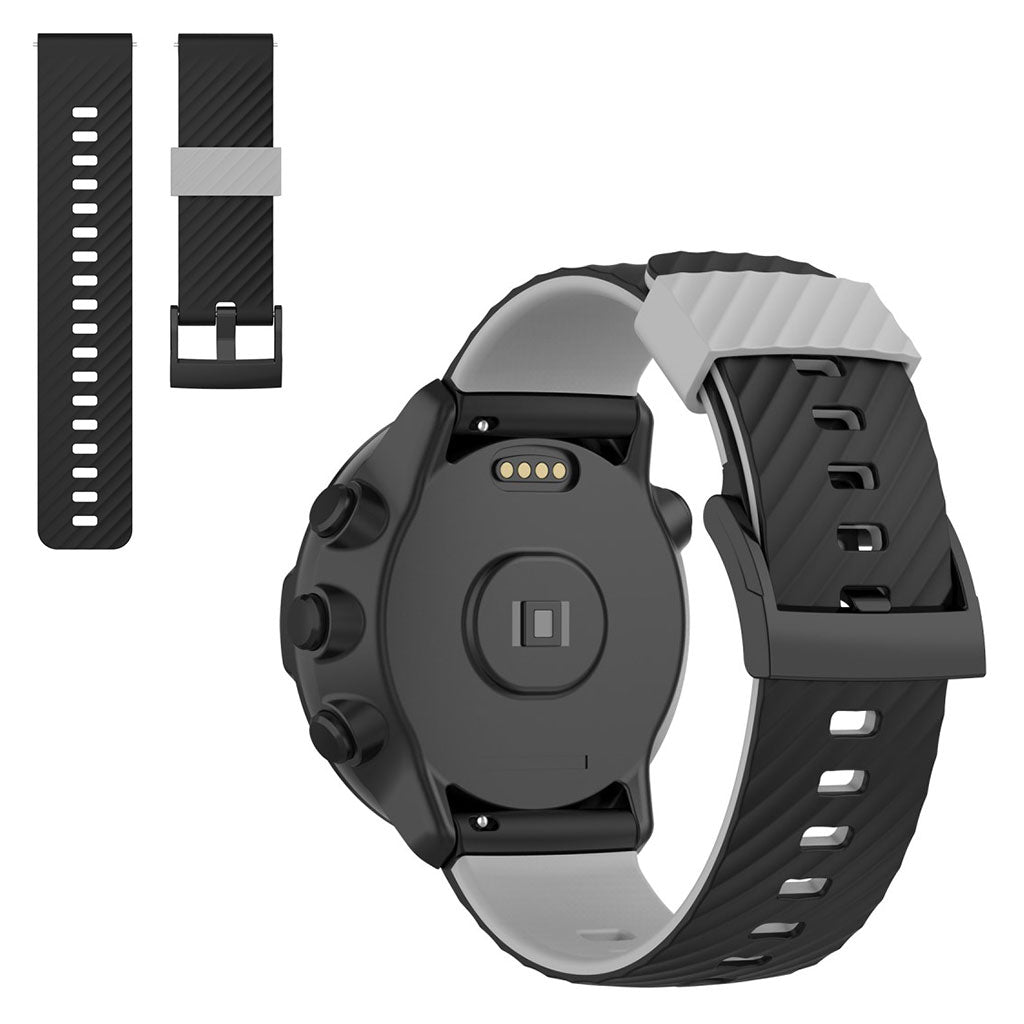 Klassisk Universal Suunto Silikone Rem - SΓΈlv#serie_1