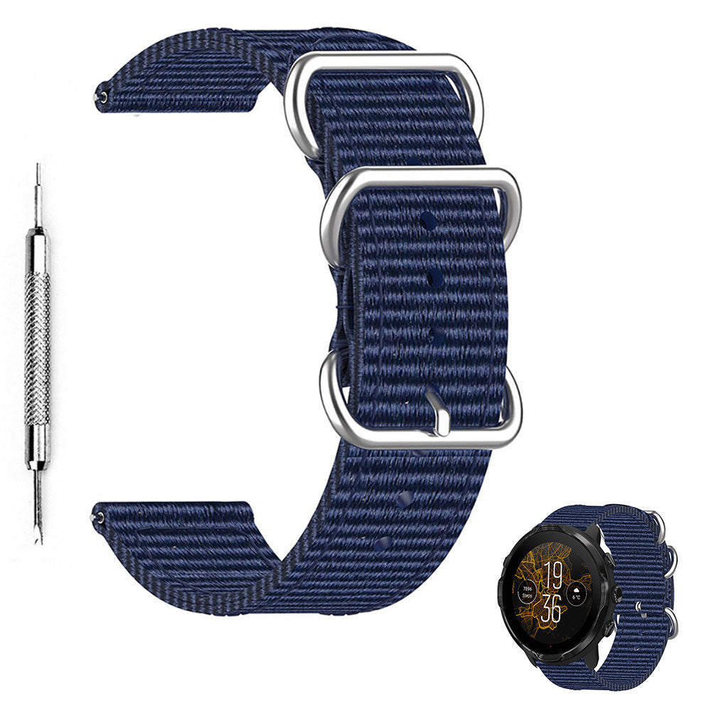Helt vildt fint Universal Suunto Nylon Rem - BlΓ₯#serie_1