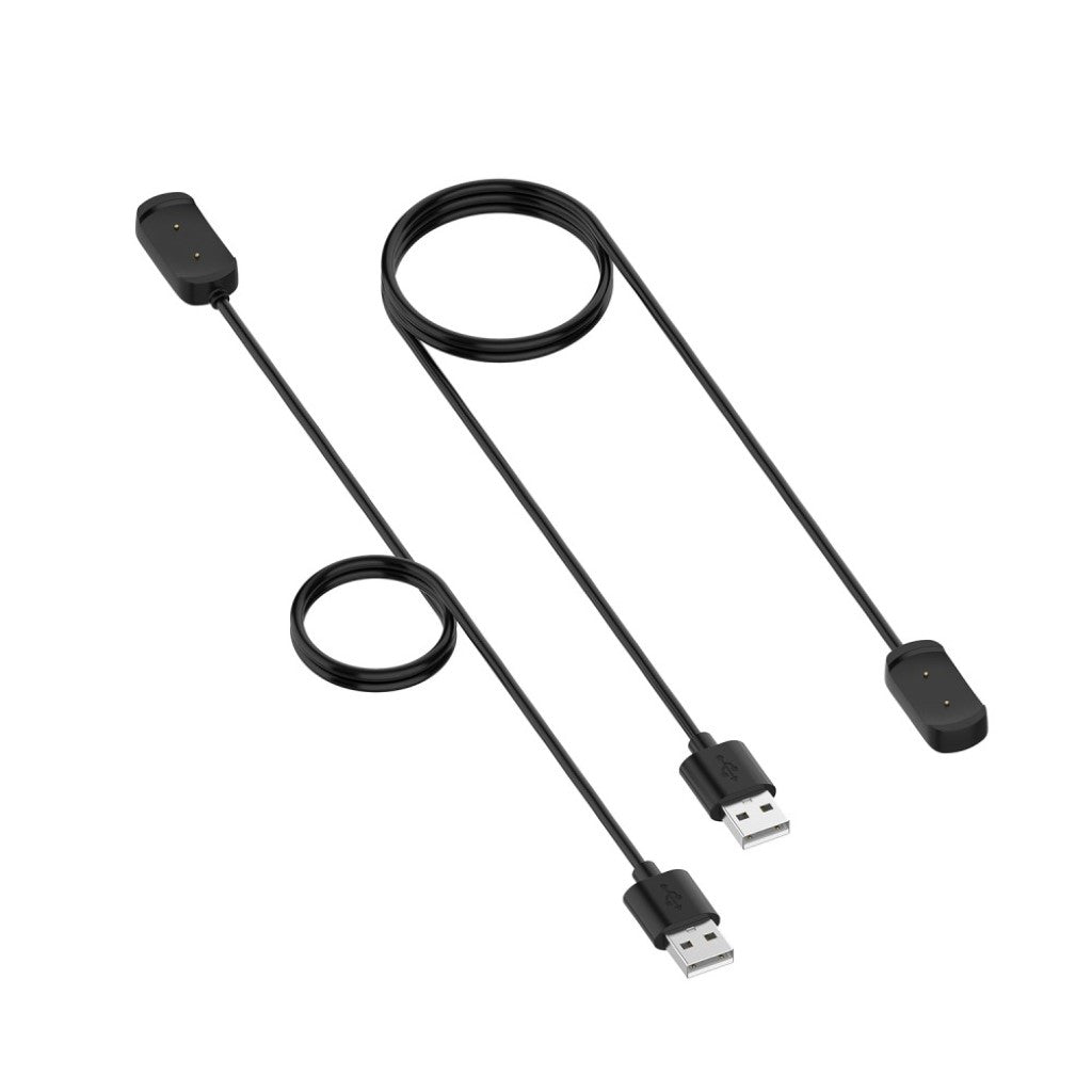 1m Plastik Amazfit GTR 42mm / Amazfit GTR 47mm USB Ladestation - Sort#serie_011