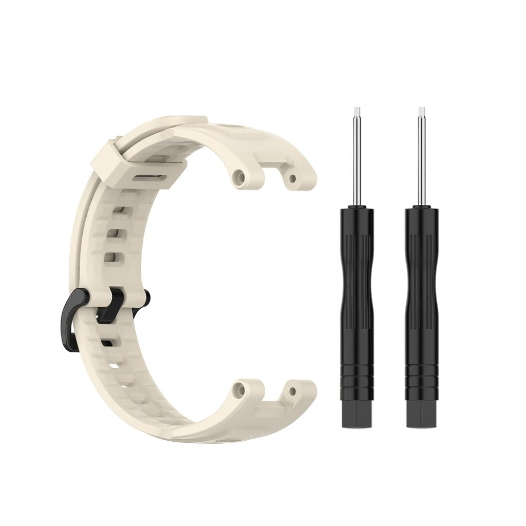 Meget komfortabel Amazfit T-Rex Silikone Rem - Beige#serie_5