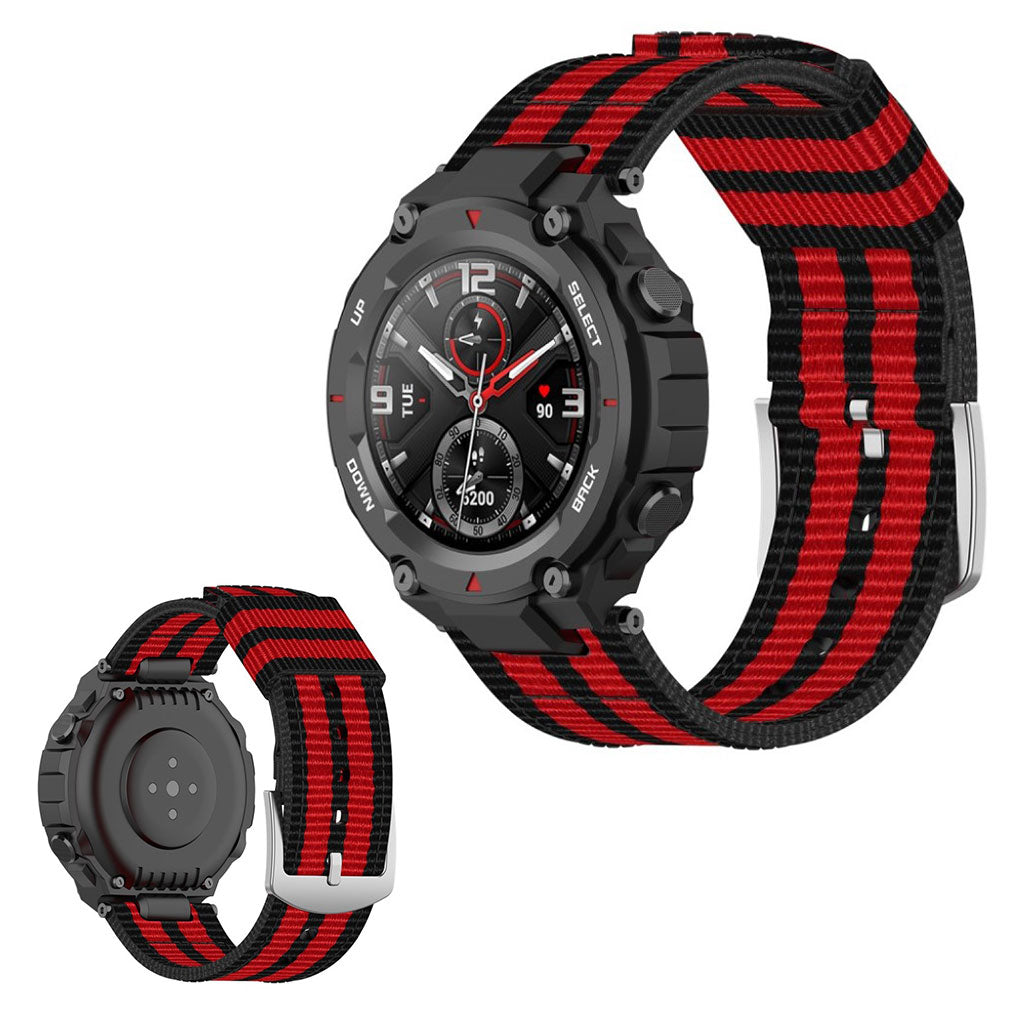 KΓΈnt Amazfit T-Rex Nylon Rem - RΓΈd#serie_1