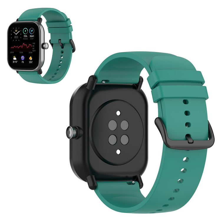 Alle tiders Universal Amazfit Silikone Rem - Sort#serie_11