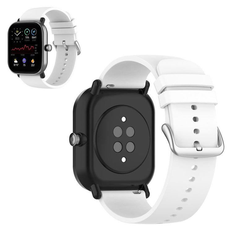 Alle tiders Universal Amazfit Silikone Rem - Sølv#serie_2