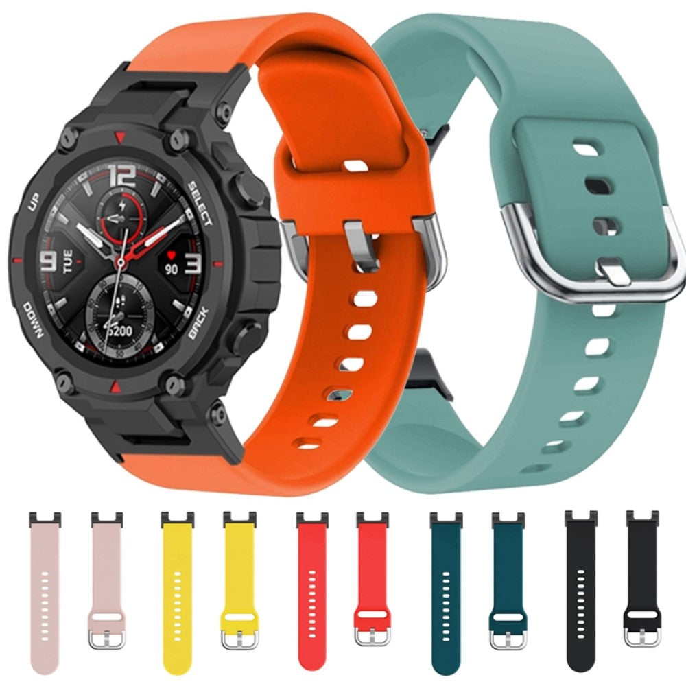 Tidsløst Amazfit T-Rex Pro / Amazfit Ares Silikone Urrem - Hvid#serie_1