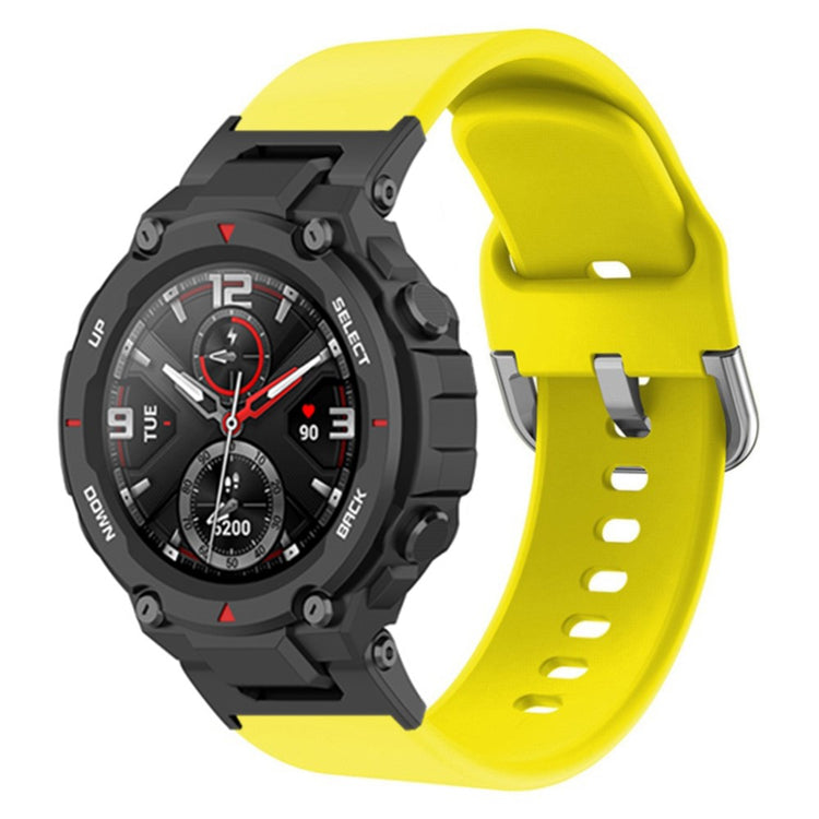 Tidsløst Amazfit T-Rex Pro / Amazfit Ares Silikone Urrem - Gul#serie_7