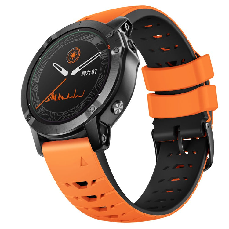 Super Sejt Silikone Universal Rem passer til Smartwatch - Orange#serie_2