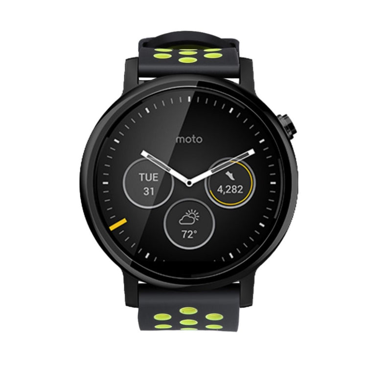 Meget hårdfør Universal Fossil Silikone Rem - Sort#serie_5