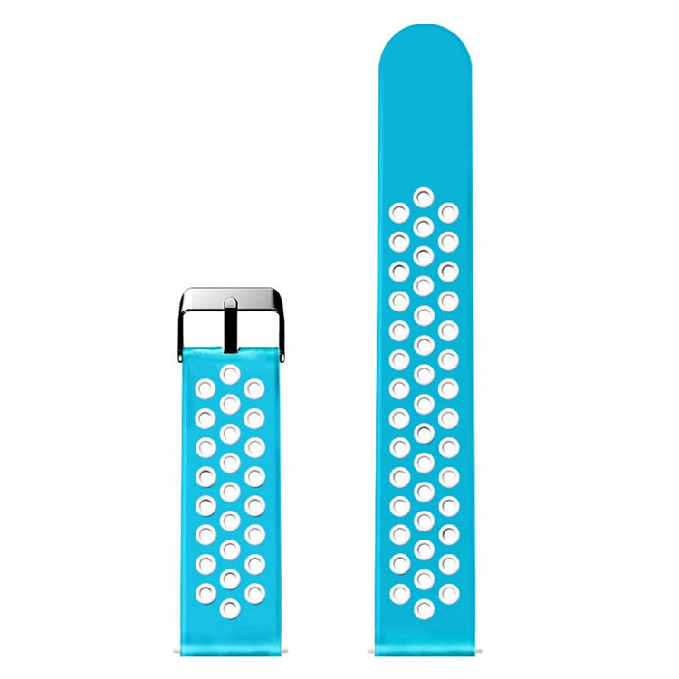 Meget hårdfør Universal Fossil Silikone Rem - Blå#serie_7