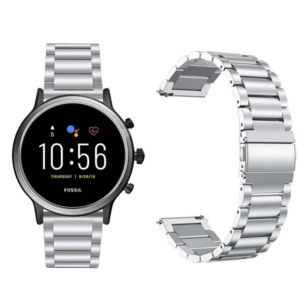 Fossil Gen 5 Carlyle HR / Fossil Gen 5 Julianna HR Metal Rem - SΓΈlv#serie_8